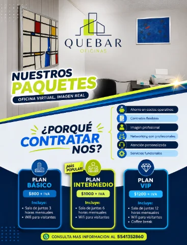 NUESTROS PAQUETES QUEBAR OFICINAS VIRTUALES