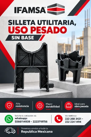 SILLETA UTILITARIA USO PESADO CON BASE