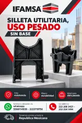 SILLETA UTILITARIA USO PESADO CON BASE