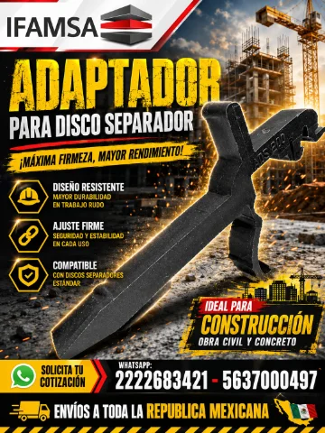 ADAPTADOR PARA DISCOS SEPARADORES EN IFAMSA