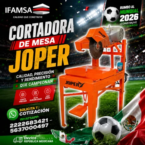 CORTADORA DE MESA PARA CONSTRUCCION JOPER