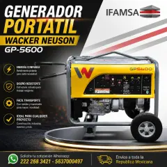 GENERADOR PORTATIL WACKER NEUSON GP-5600