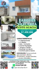 Casa Nueva en Parques Vallarta Zapopan. 226 Mts.