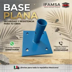 VENTA DE BASES PLANAS PARA ANDAMIOS