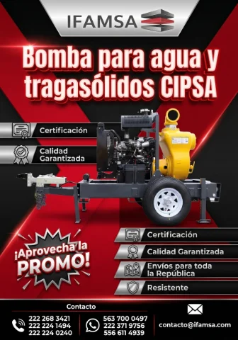 Bomba para Agua y TragasolidosCipsa
