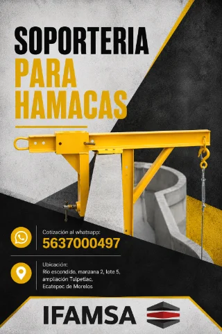 SOPORTERIA PARA HAMACAS