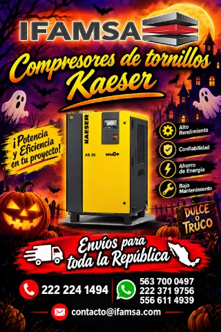 Compresor de tornillos hasta 30HpKaeser
