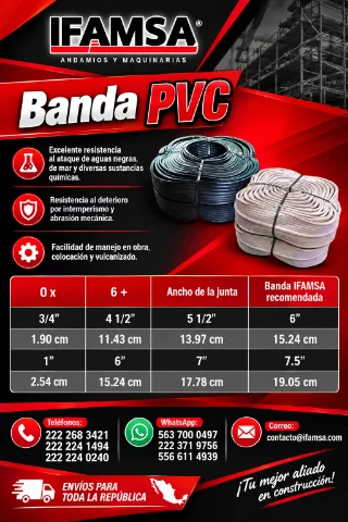 BANDA PVCJuntasFrias