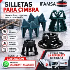 Calzas para cimbra en toda la Republica Mexicana