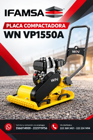 WACKER NEUSON VP1550A PLACA COMPACTADORA