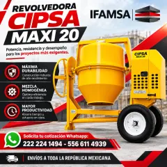 REVOLVEDORA MAXI 20 CIPSA OLLA METALICA