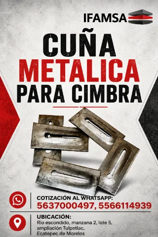 Seguros metalicos para cimbra