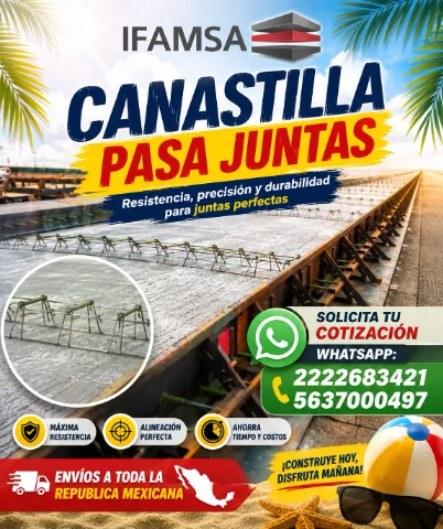 CANASTILLA PARA BARRAS PASA JUNTAS