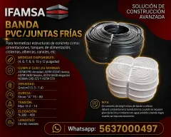 BANDA PVC/JUNTAS FRIAS