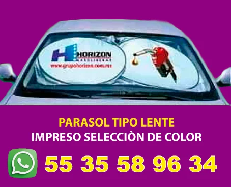 CUBRE PARABRISAS PUBLICITARIOS PARA AUTO