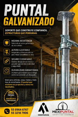 Puntal Galvanizado de INNOVAMAQ