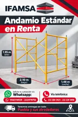 RENTA DE CUERPO DE ANDAMIO ESTANDAR CA-195